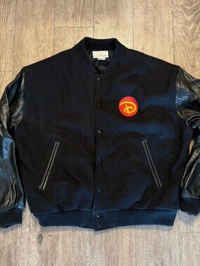 Disney Online 1990 90s Vintage Crew Internet USA Letterman Varsity Jacket Small